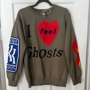 Kanye West I Feel Like Ghosts Sweatshirt - Red and Black